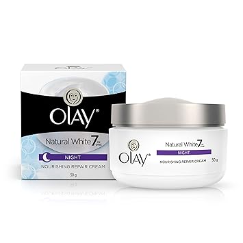 olay natural white night cream sachet