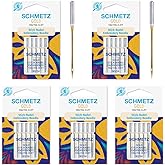 25 Schmetz Gold Titanium Embroidery Needles Size 90/14 130/705 H-ET