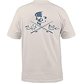Salt Life Mens Salt Life Skull and Poles Short Sleeve Tee