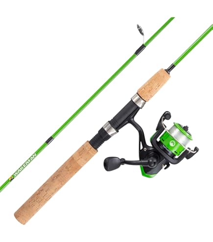 Amazon.com: Fishing Rod and Reel Combo - 2pc Strike Series Medium Action 78-Inch Spinning Reel Fishing Pole