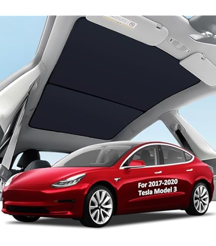 Tesla Model 3 ルーフサンシェード 2017-2023 Amazon.co.jp: KUNIST ルーフサンシェード Tesla Model 3 2023用