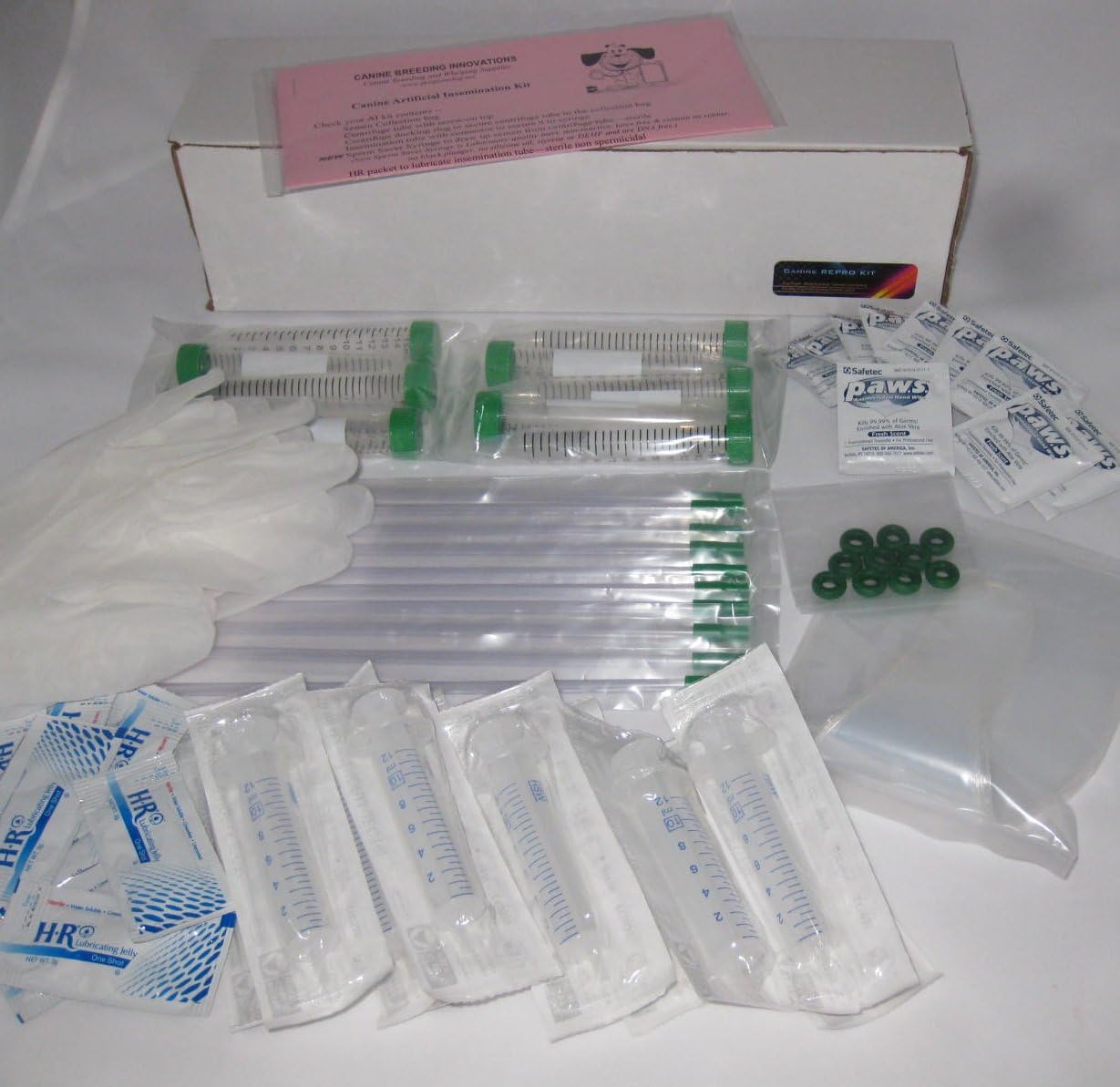 Canine Breeding Innovations Breeder Kit Artificial Insemination Kit for Toy Breed Dogs - 10 Count