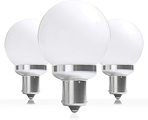 Leisure LED 12 Volt RV Led Light Bulbs BA15s 20-99/1141 1156 12V Vanity Replacement Bulbs for 5th Wheel Camper Trailer Motorhomes Marine Boat Interior Light Bulb 3000K Warm White 3 Pack(Warm White)