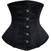 luvsecretlingerie Heavy Duty 18/26 Double Steel Boned Waist Training Satin Underbust Tight Shaper Corset #979