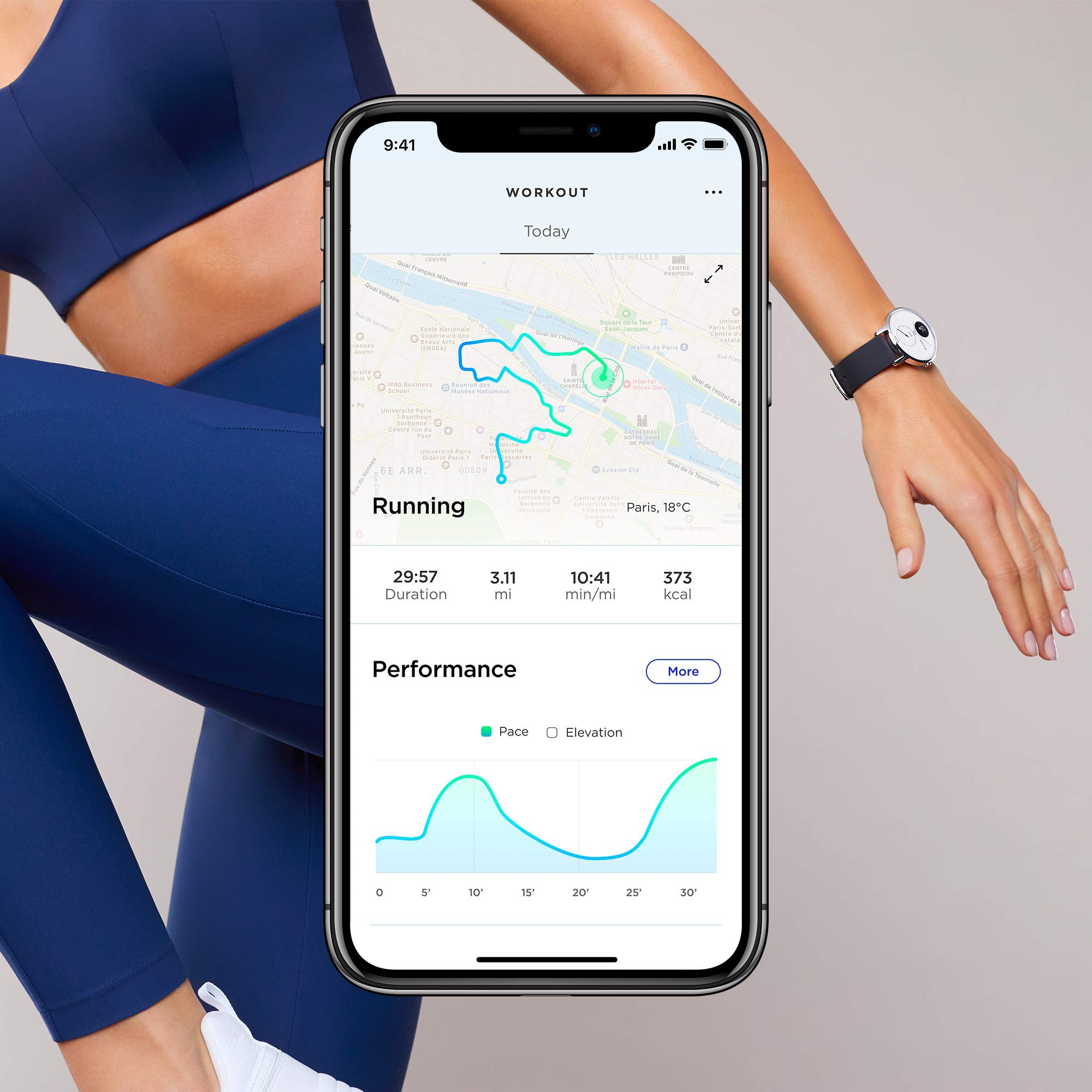 Withings Steel HR Hybrid Smartwatch Activity Tracker with Connected GPS, Heart Rate Monitor, Sleep Monitor, Smartphone Notifications, Waterproof and a Battery Life of 25 Days