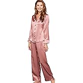 Julianna Rae Natalya Women's 100% Silk Pajama Set, Featured in Vogue