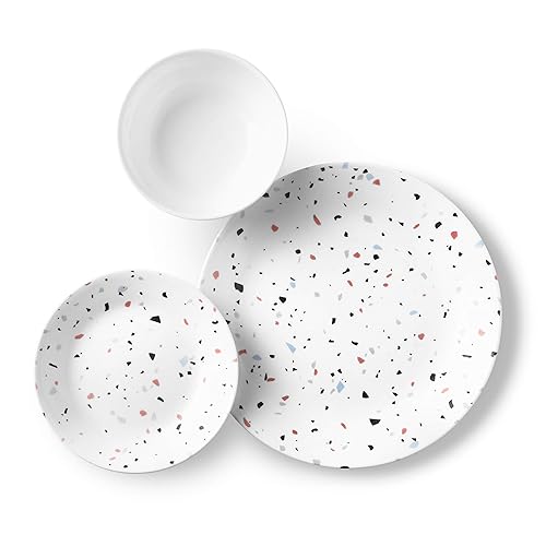 Corelle 18-Piece Service for 6, Chip Resistant Dinnerware Set