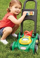 Little Tikes Gas 'n Go Mower Realistic Toy Had Throttle Beads Petrol Can view 6