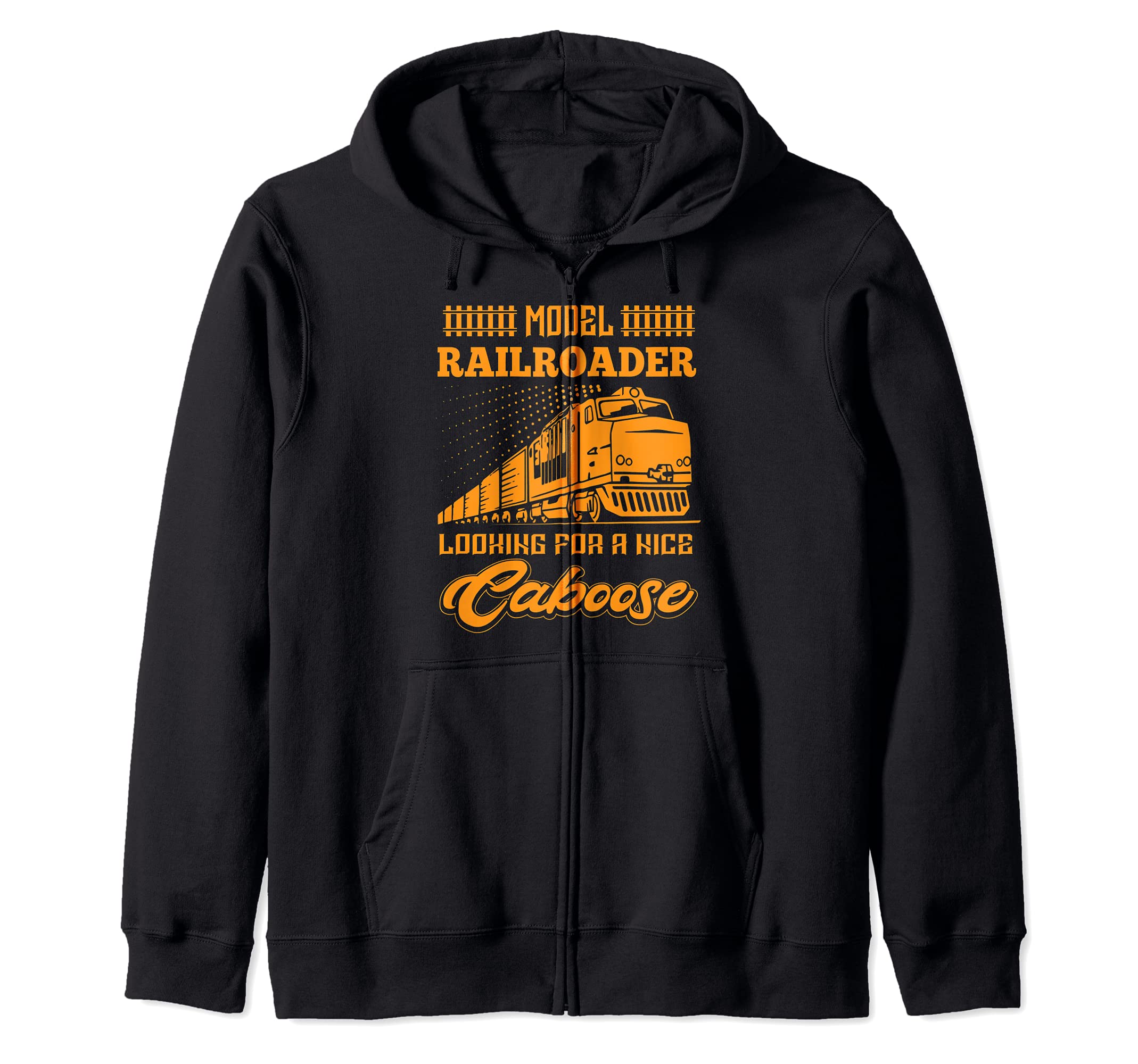 Model Railroad looking for new Caboose / Railroad, Train Zip Hoodie