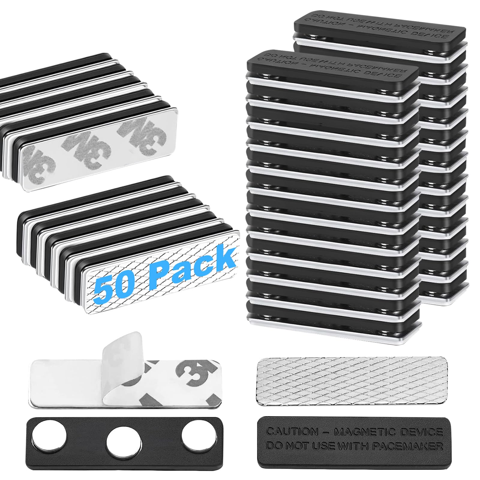 Photo 1 of * APPROXIMATELY 45 TOTAL * Name Tag Magnets, 50 Pack Magnetic Name Badge, Name Tag Magnets for Name Tags/Badge Holders (50)