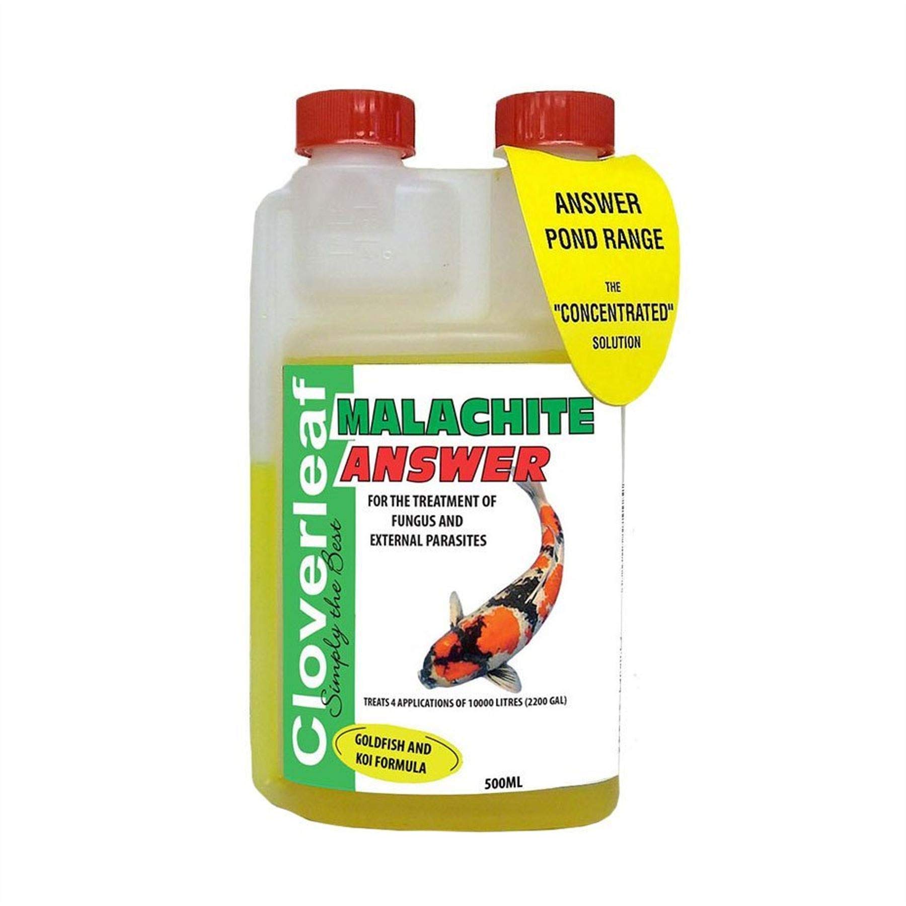CLOVERLEAF MAL500/6 Malachite Answer, 500ml, Green, 26x6x14 cm