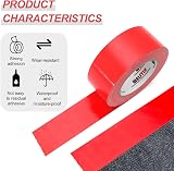 WELSTIK Red Duct Tape 50mm x 41m Waterproof Cloth Backing 7.5 Mil view 3