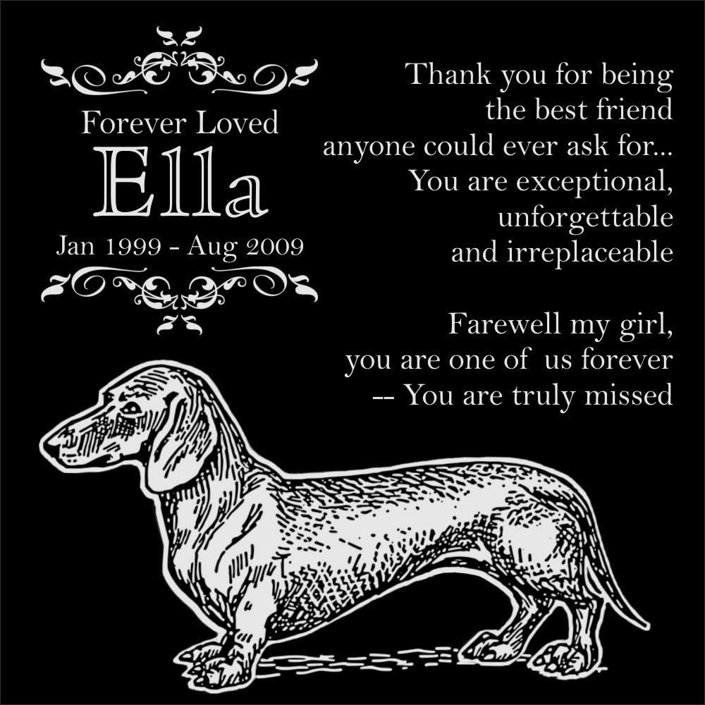 dachshund headstone