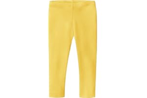 CITY THREADS Made in USA Girls 100% Cotton Cropped Capri Leggings for Summer School or Play