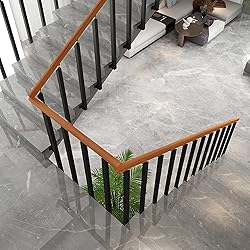 SDFVSDF 8-pcs Side Mount Stairs Railing