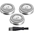 Poweka HQ56 Replacement Shaver Heads for HQ3 HQ4 HQ55 HQ56 HQ6,Razor Shaving Heads Blade Compatible with Philipss Norelcos HQ300 HQ442 HQ916 HS190 HQ6990 Electric Shavers