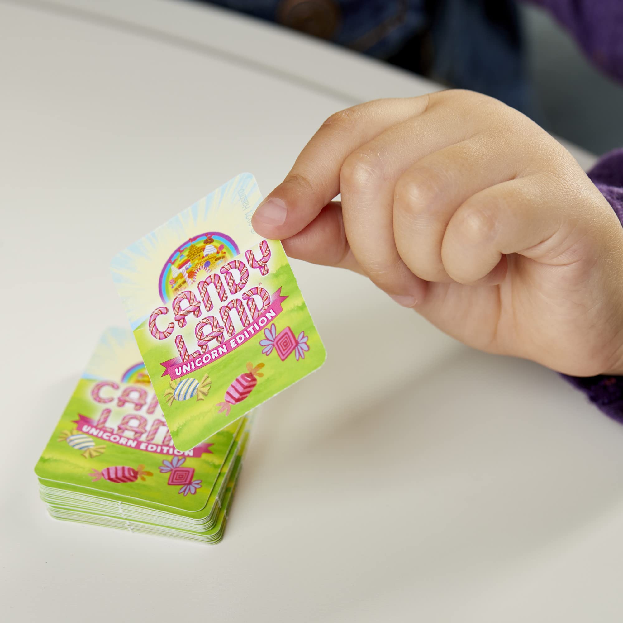 Hasbro Gaming Candy Land Unicorn Edition Preschool Board Game | Back to School Gifts for Kids | Classroom Toys | Ages 3+ (Amazon Exclusive)