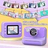 Hangrui Kids Camera Instant Print 2.4'' 1080P with 32GB Card 3 Rolls Paper view 3