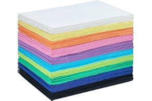 EZEELAI Colorful Dental Bibs Disposable Patient Bibs 13" x 18", 50 PCS Dentist Napkin Bib Tattoo Paper Napkins Lap Cloth 3 Ply Waterproof for Dentist or Medical Tray Cover - 10 Colors, 5Pcs Per Color