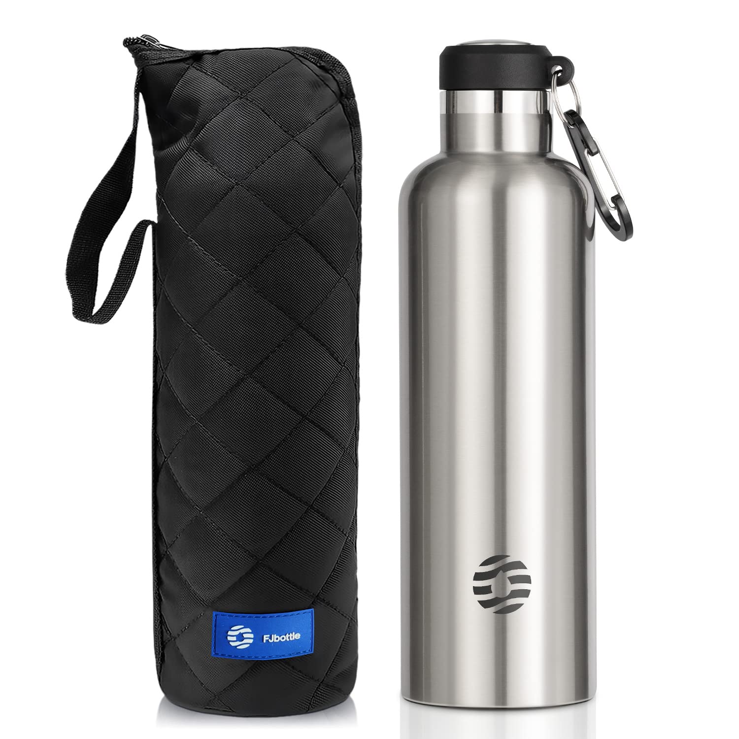 FEIJIAN Stainless Steel Water Bottle 750ml/1000ml Sports Flask Vacuum Insulated Water Bottle Leak Proof BPA Free Metal Water Bottle for School, Cycling, Sports and Gym