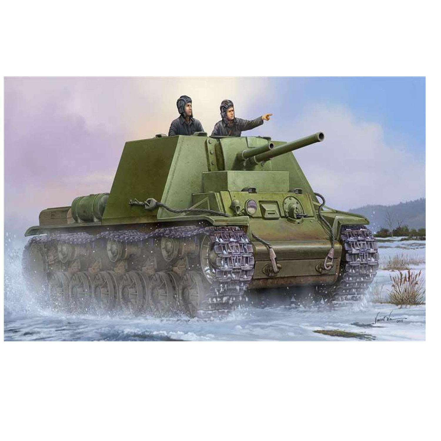 Trumpeter 1:35 - KV-7 Soviet (Mod. 1941) Tank
