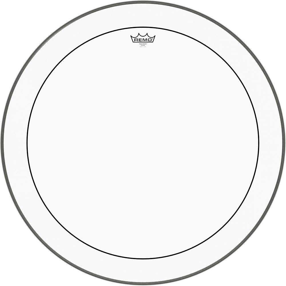 Remo 28 inch Pinstripe Transparent Bass Drumhead PS-1328-00