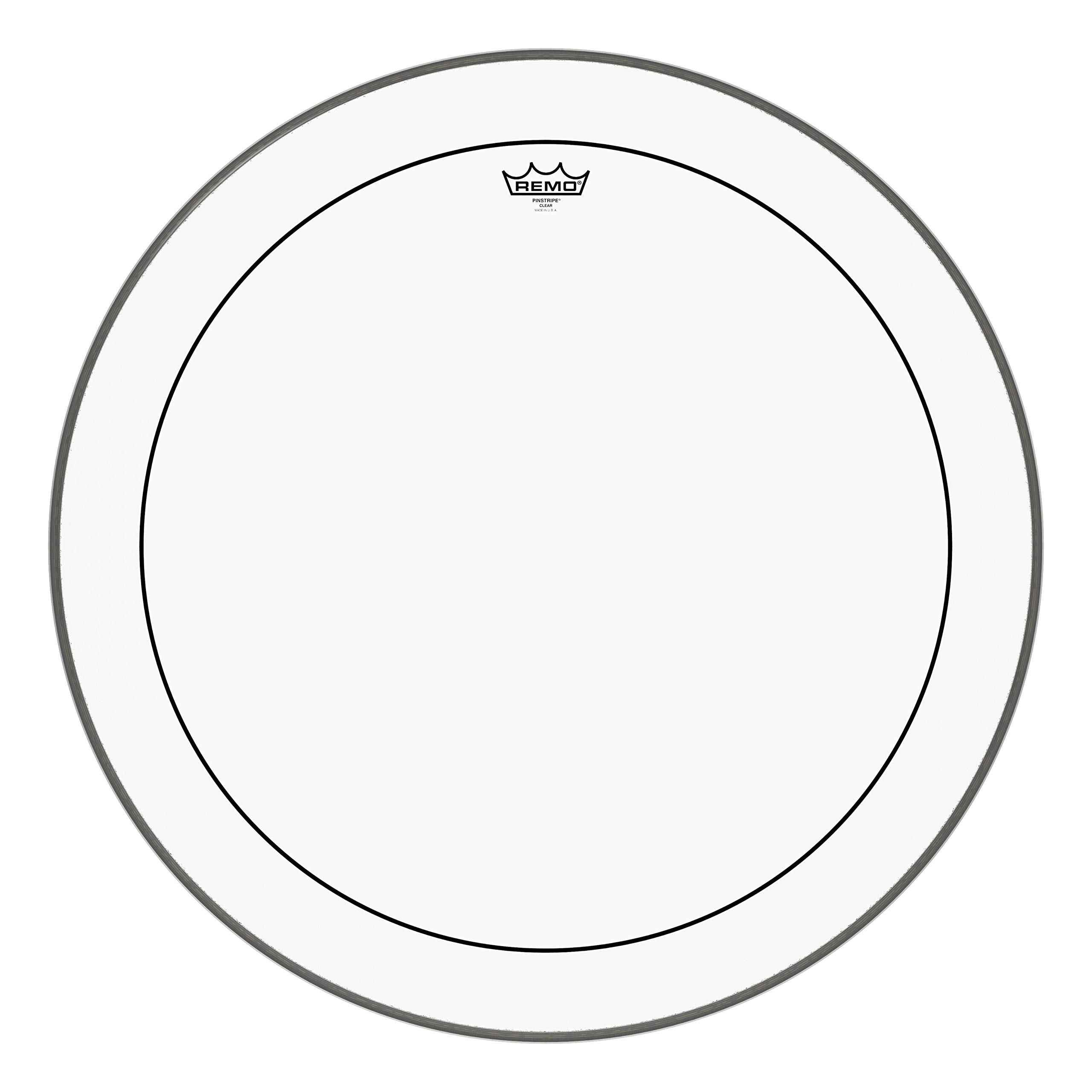 Remo Drumhead Pinstripe Transparent Bass Drum - 28" - PS-1328-00