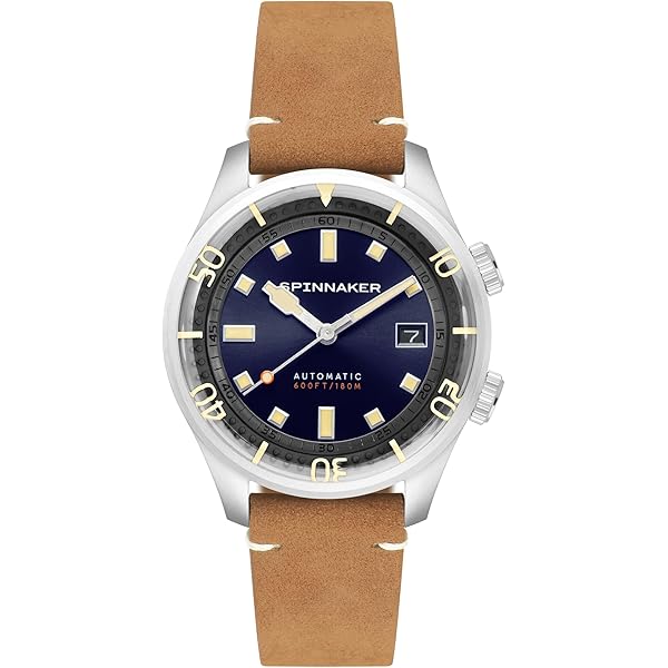 Amazon.com: Spinnaker Men's 43mm Fleuss Automatic Exuberant Orange