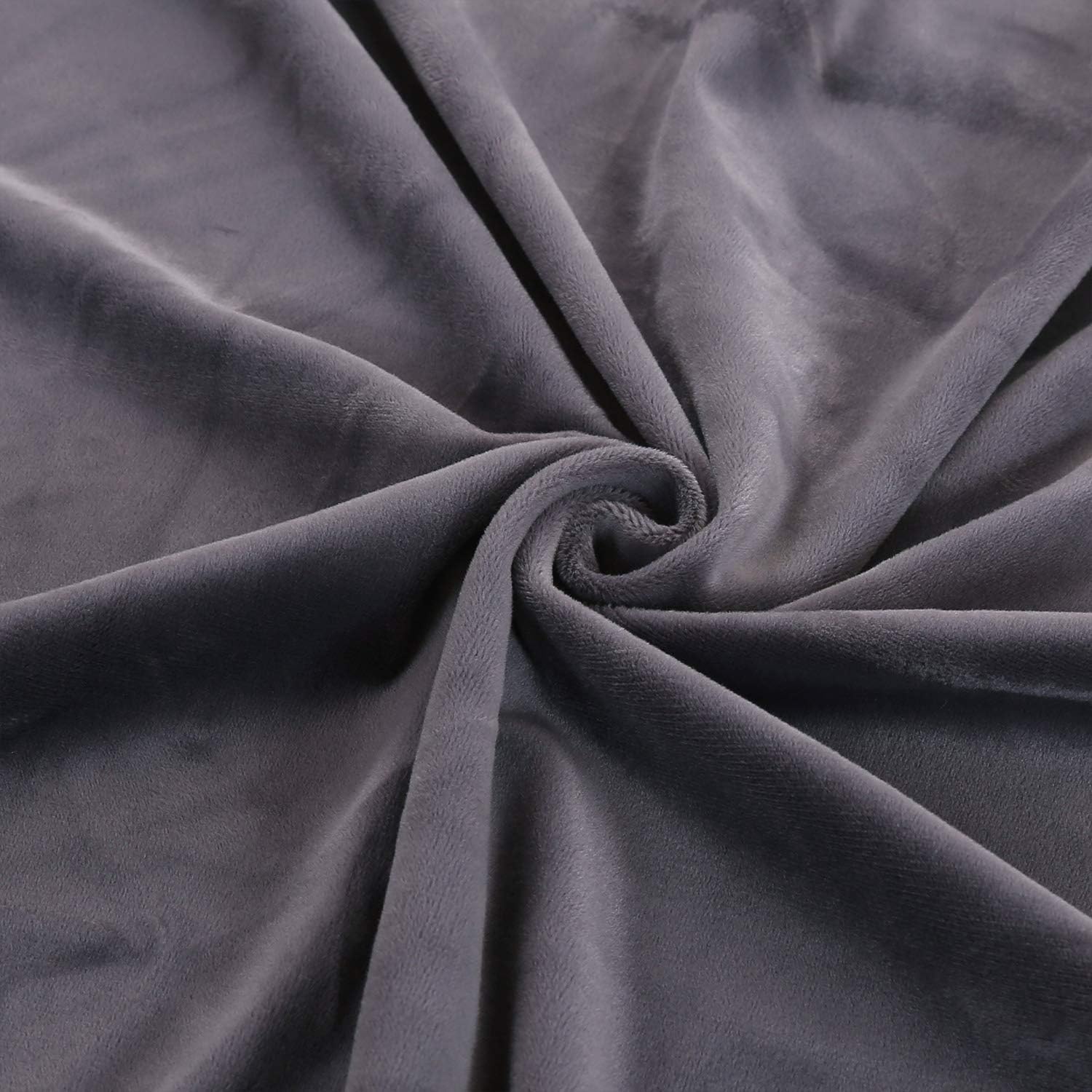 PETCUTE Armless sofa cover stretch futon cover armless folding sofa bed cover velvet Dark gray - Image 4