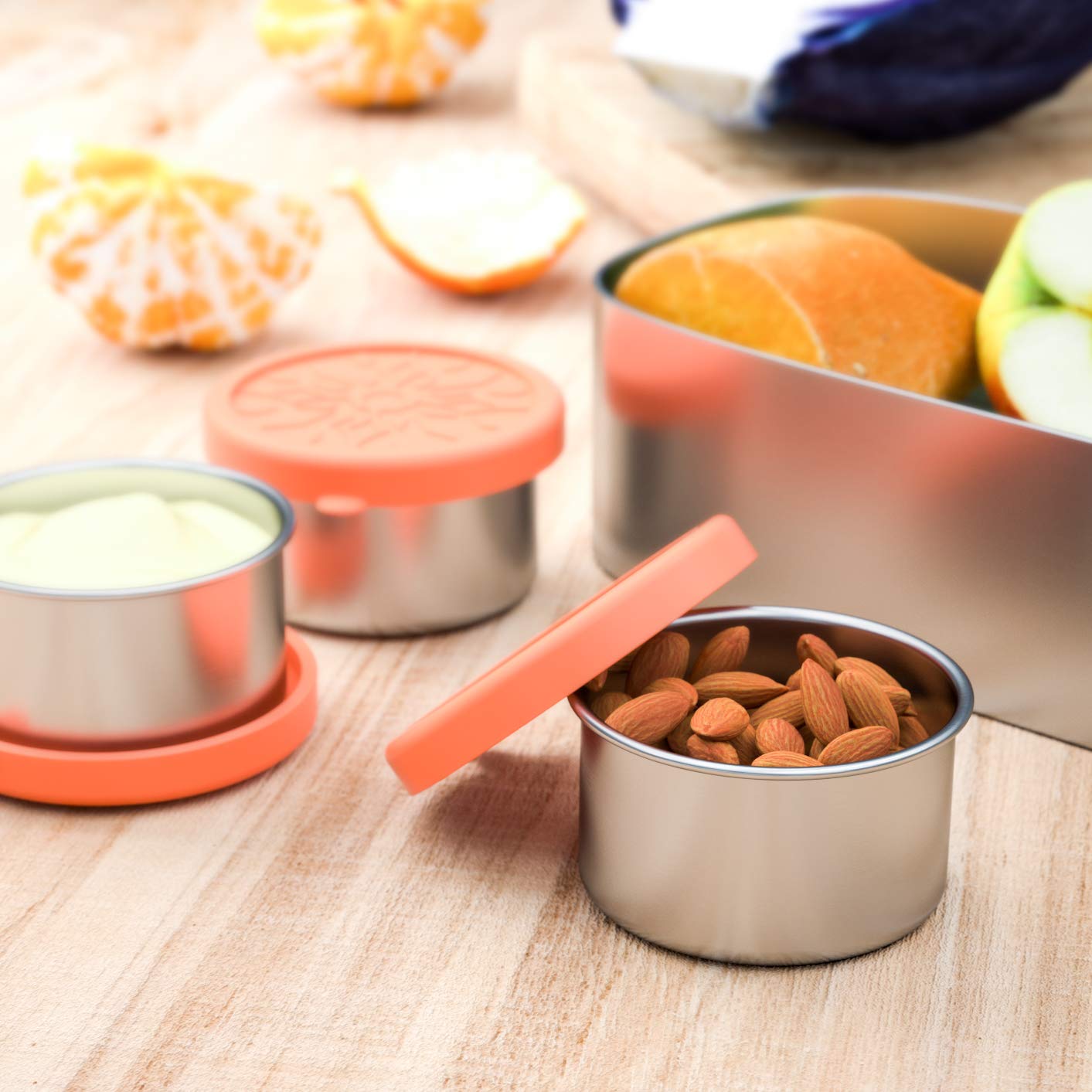 XChef Salad Dressing Containers Set Stainless Steel Condiment