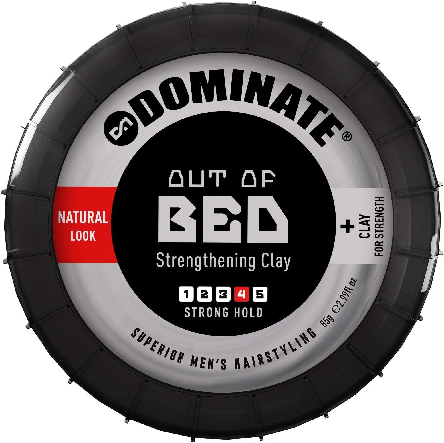 Dominate Out Of Bed Hair Shaping Paste with Clay, Salon Series, Strong Hair Hold with a Dry Matte Grunge Look, 85g (3 oz), Twin Pack
