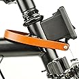 Leather Front Carrier Block Strap for Brompton Bicycle (Honey)