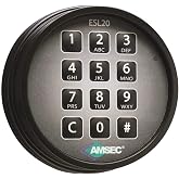 AMSEC 615786 Amsec Esl20Xl Electronic Lock Retro Fit Kit, Plastic, 1.163" x 1.163" x 1.163"