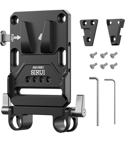 Amazon.com : SIRUI Universal Camera 15mm Rod Rail Baseplate with