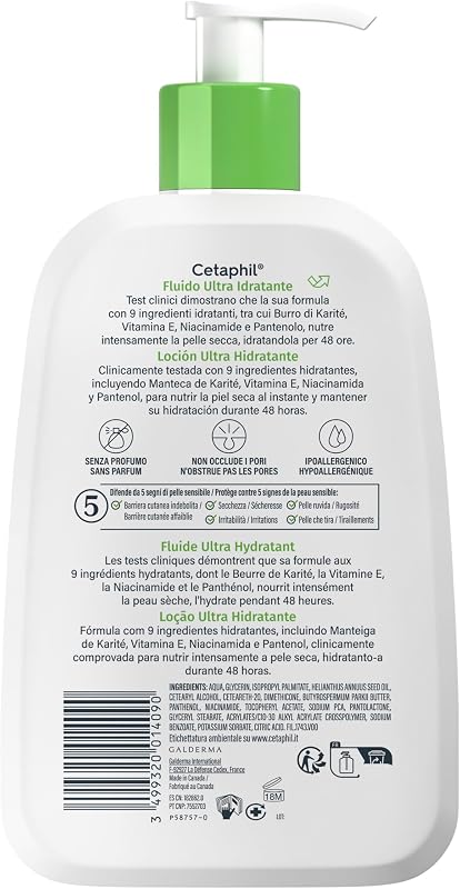 Loção Ultra Hidratante 473ml, para pele com secura persistente