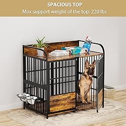 BEURUKU Large Dog Crate Furniture, XXL Dog Crate