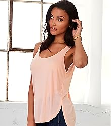 Marky G Apparel Women's Casual Loose Flowy Tank