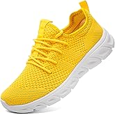 IQYNAM Running Shoes for Men Women Slip on Unisex Walking Tennis Non-Slip Work Shoes Lightweight Breathable Athletic Workout Gym Sneakers Casual Fashion Sneakers