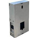 JOUNJIP GB2020 Weldable Steel Gate Lock Box 2-3/8" Backset, 1-3/4" Thick | Outdoor Gate Box Compatible with All JOUNJIP Mechanical Combination Locks, Precut Holes, 2-3/8" Backset