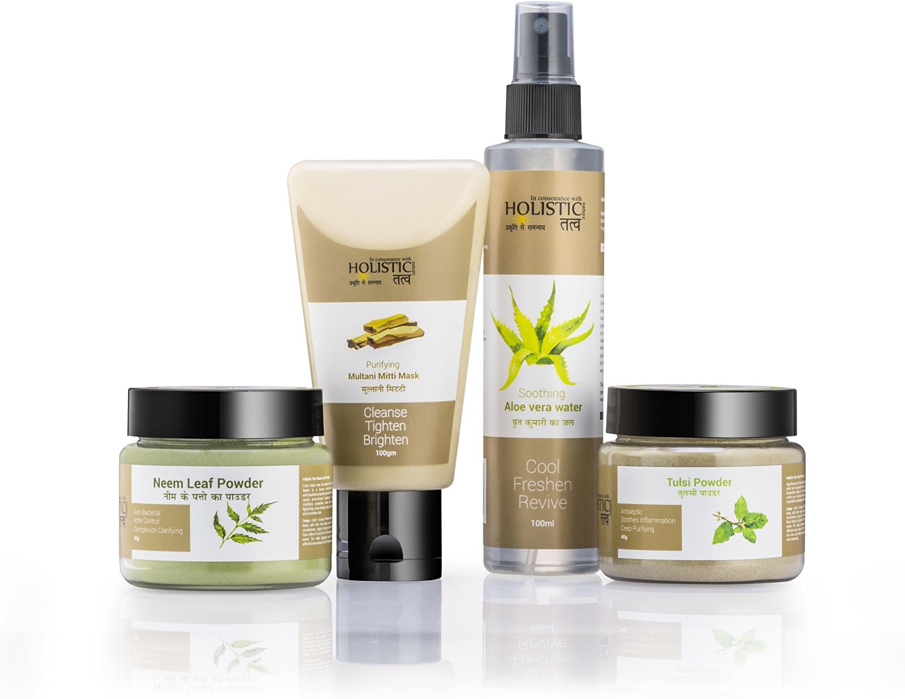 Holistic Tatv Skin Clear Essential Kit for oilyโacne blemish-prone skin