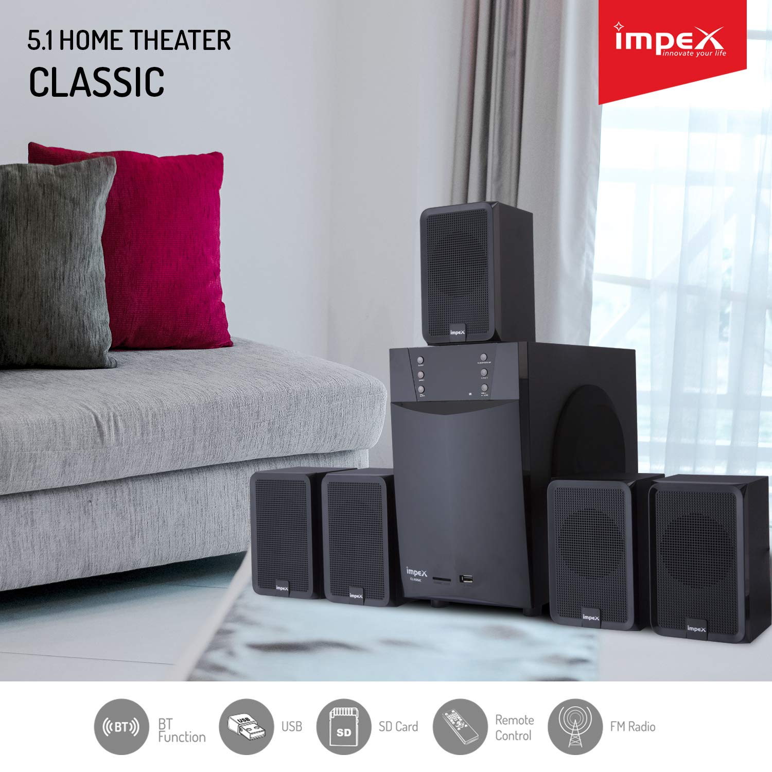 impex opera 5.1 speaker