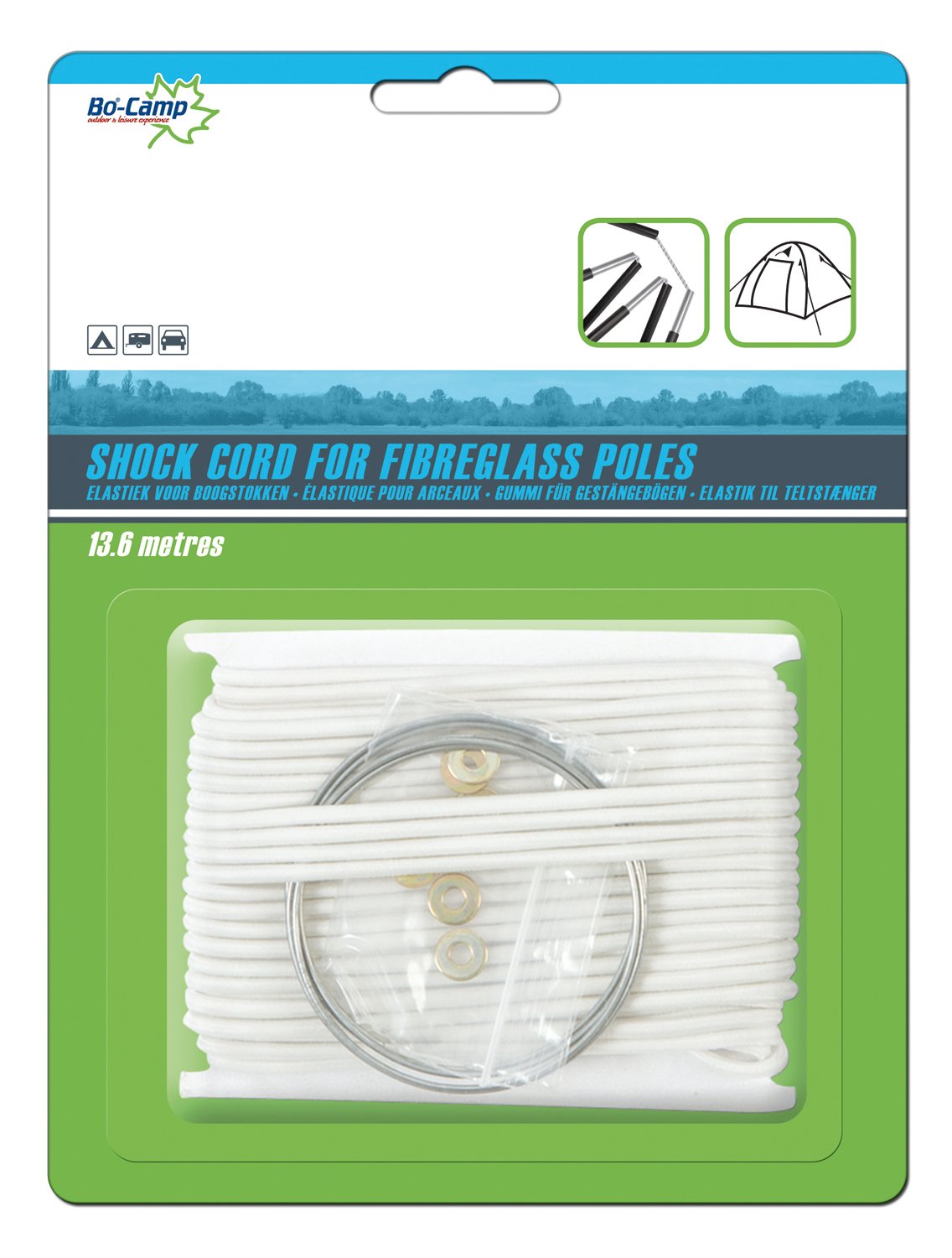 Bo-Camp - Elastic - Curved pole - 13.6 meter