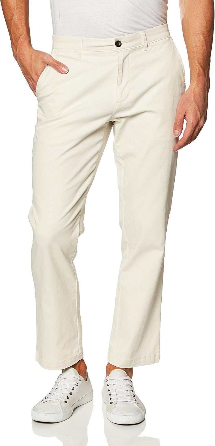 Amazon Essentials Men's RelaxedFit Casual Stretch Khaki Amazon.ca