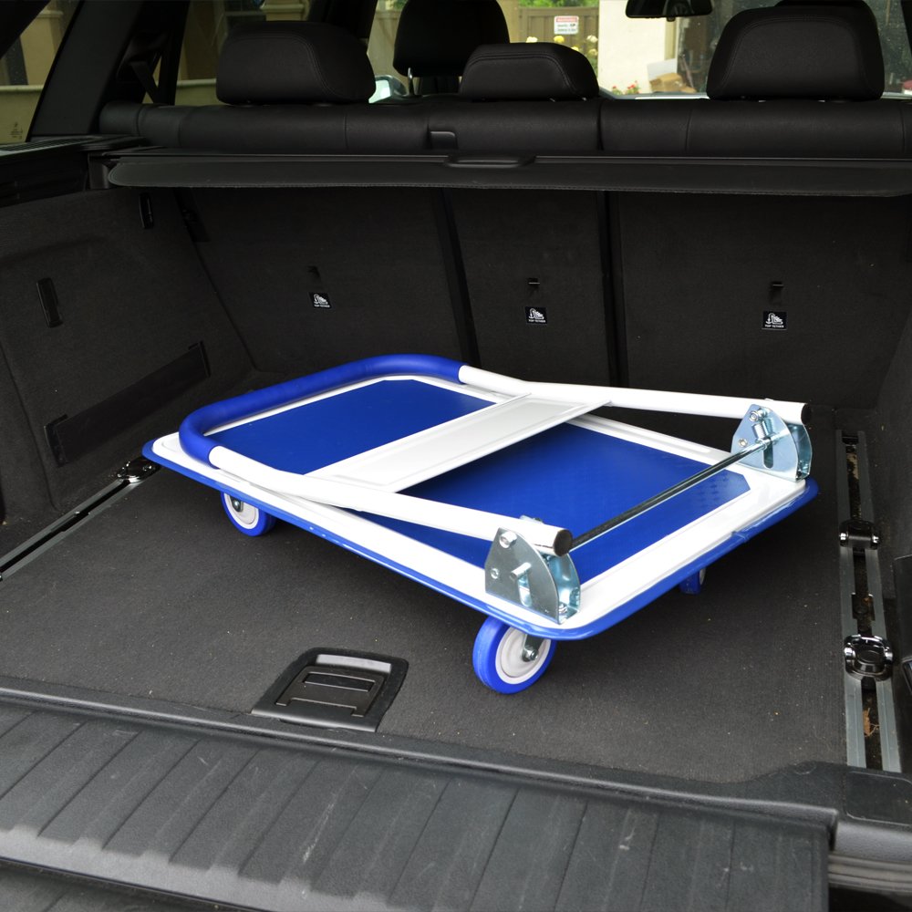 Push Cart Dolly By Wellmax, Moving Platform Hand Truck, Foldable For