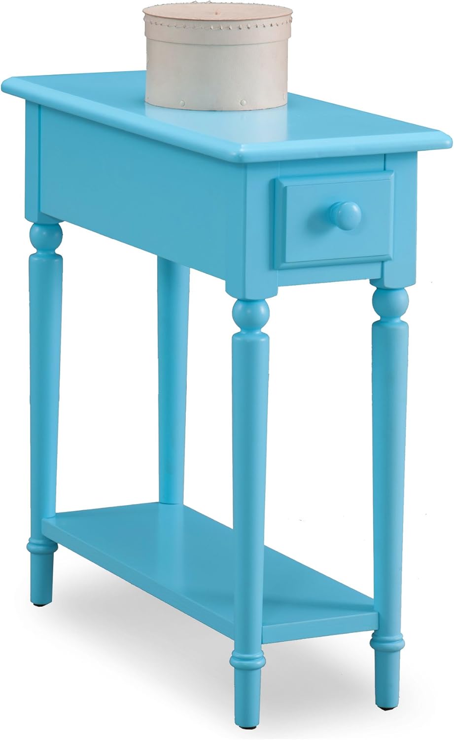 Best side table with 1 drawer blue
