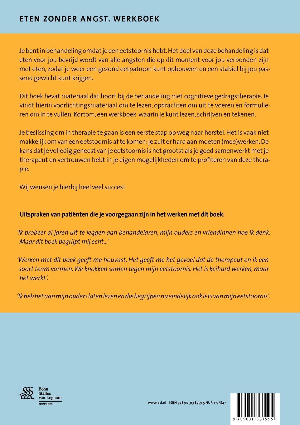 Eten Zonder Angst Werkboek Dutch Edition Beer Renee Tobias Karin 9789031387595 Amazon Com Books