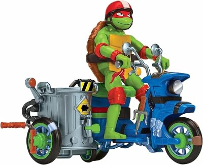 Tortues Ninja, Véhicule + Figurine 12 cm, mode combat, Aléatoire, 4+, TU803