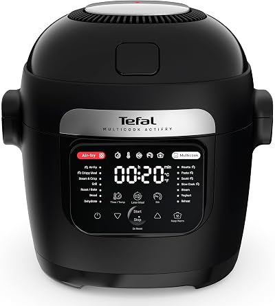 Tefal Multicook Actifry MY7408G1 Air Fryer Multicooker 6 L 14 Programs Black