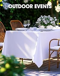 Pureegg Durable Table Cloth 60" x 102" - Reusable