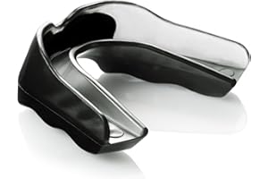 Shock Doctor Mouth Guard, Custom Fit Football Mouth Guard, Moldable Mouth Guard Boxing, Lacrosse, Hockey, MMA, Football & More, Mouthpiece, Mouthguard Sports, Adult - Strapless